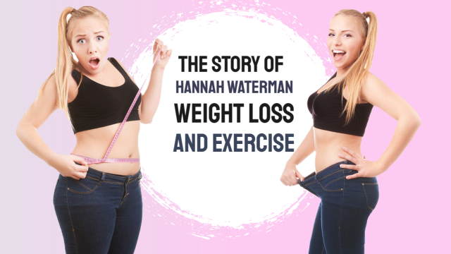 Image introduces this article with the text "Hannah Waterman weight loss."