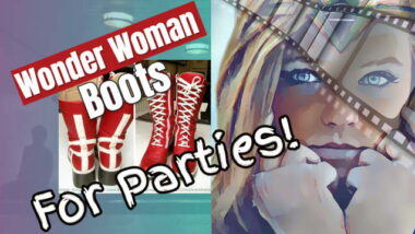 Wonder Woman Boots for parties