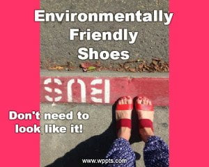 Iamge shwos: Environmentally friendly sandals