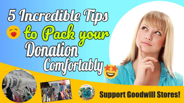 Image illustrates tips to pack your donation as a featured image.