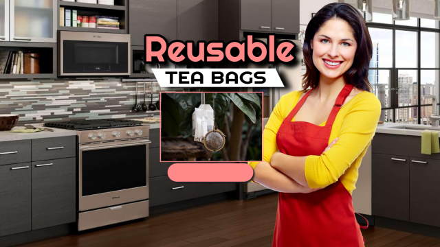 Featured image introduces the article about reusable tea bags.