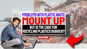 Featured image with the text: "Problems with Plastic Waste Mount Up".