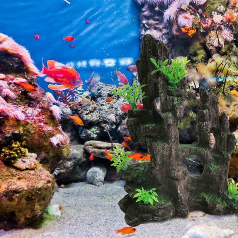 kathson-aquarium-mountain-view-stone-resin-fish-tank-decoration-review