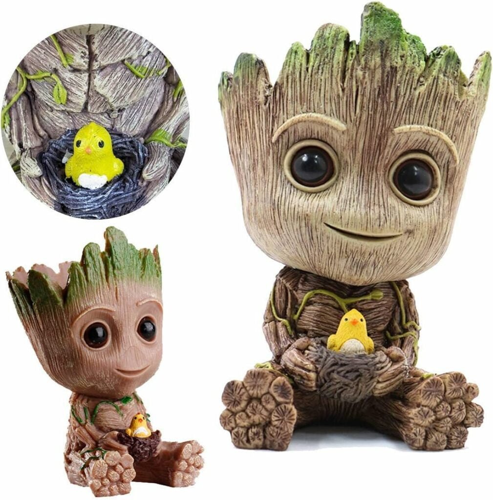 TEEMO Aquarium Groot Air Bubbler Decorations, Air Bubbler Decorations for Fish Tank.