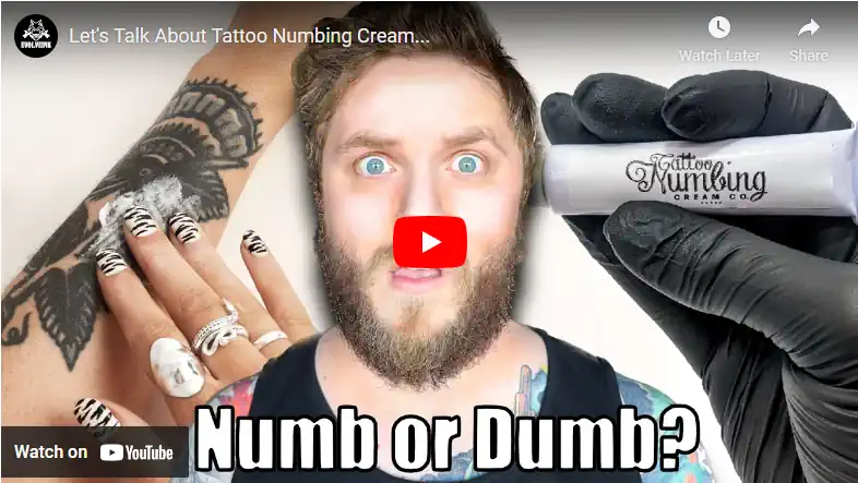 YouTube video Numb or Dumb - cream advantages and disadvantages.