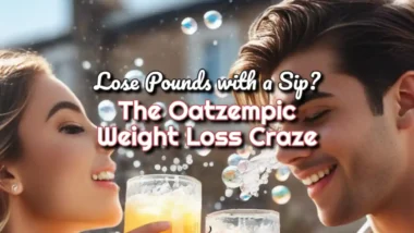 A couple sipping an Oatzempic Weight Loss Drink