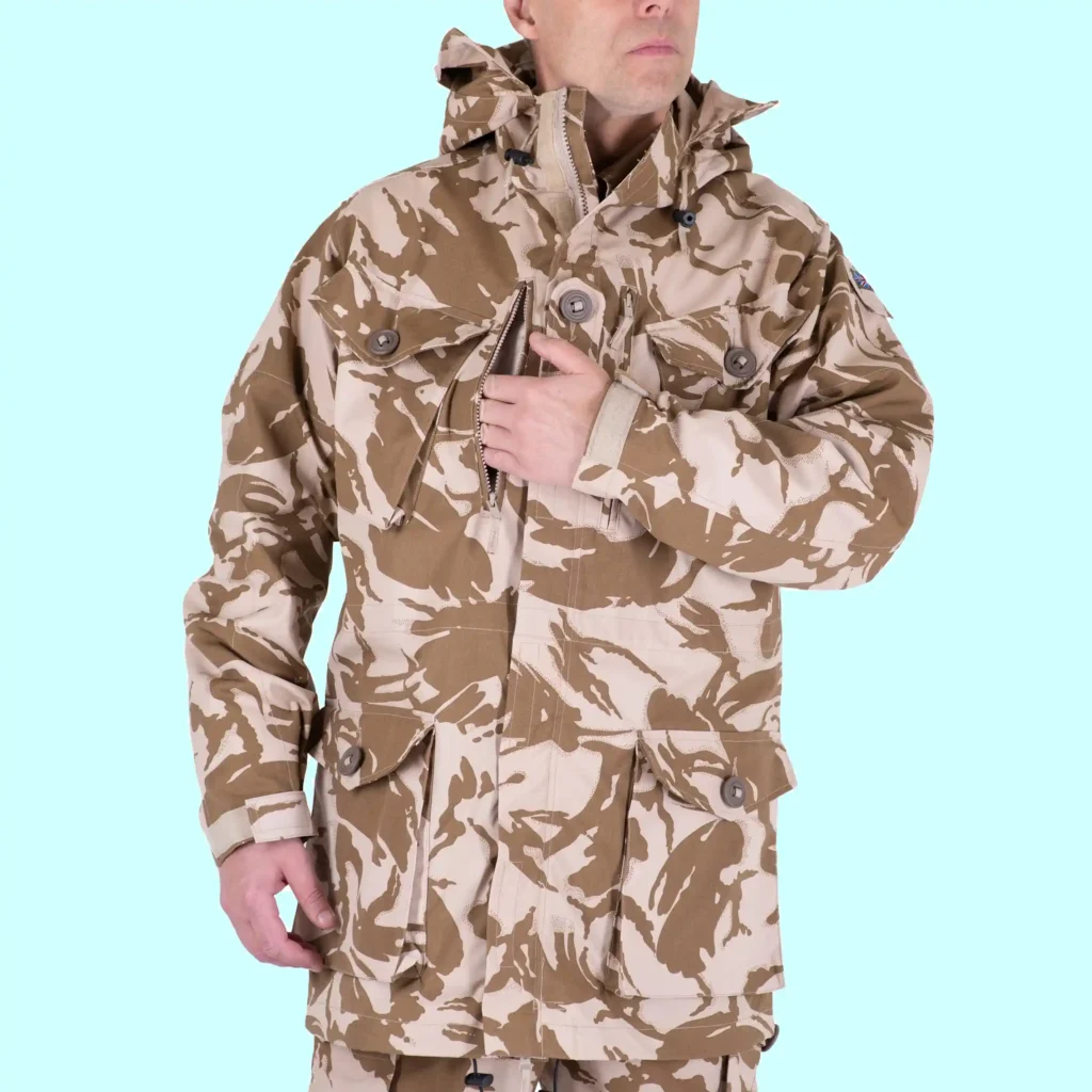 A picture of the British Army parka by Militar