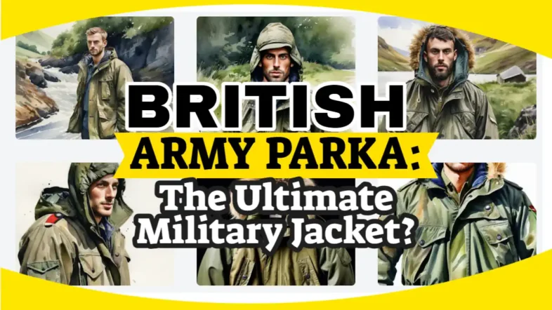 Image with the text: "British Army Parka: The Ultimate Military Jacket".