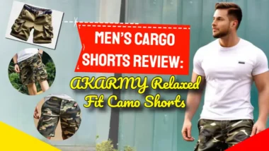 Featured Image with the text: "Men's Cargo Shorts Review."