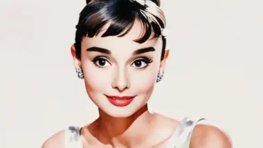 A portrait of a young Audrey Hepburn (AI generated.)