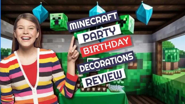Minecraft party decorations featured image.