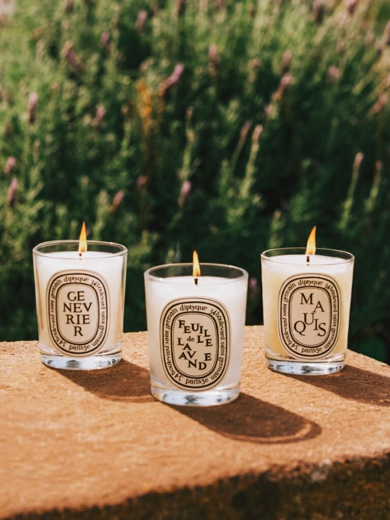 Image illustrates the style of Diptyque candles.