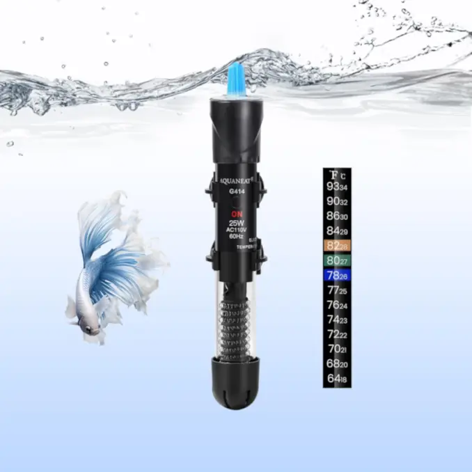 AQUANEAT Aquarium Heater, 25W Fish Tank
