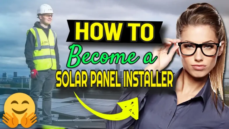 How to Become a Solar Panel Installer: Featured Image with text.