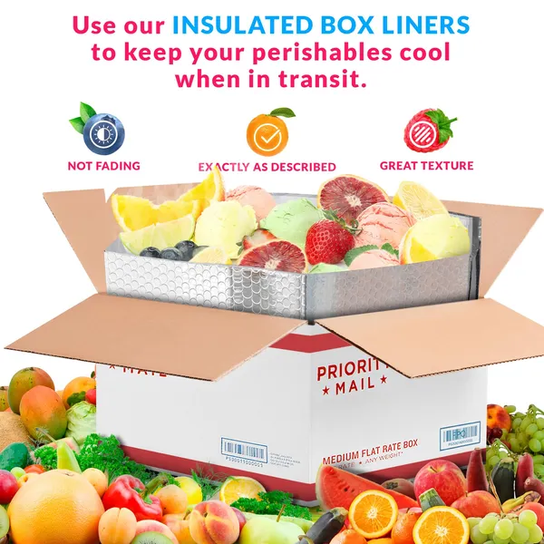 Image showing an example of a brand of Eco-friendly Insulated Box Liners