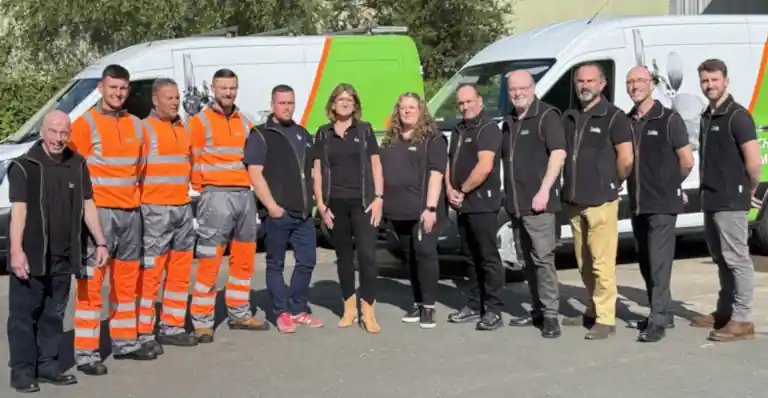 Long serving staff loyalty at Landia UK with 200 years' service from only 12 staff members.