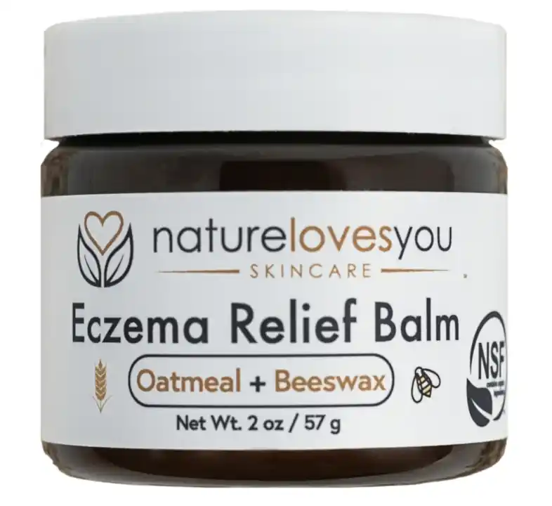 Eczema Relief Balm with oatmeal and beeswax