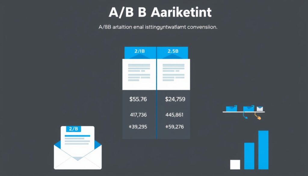 A/B testing results showing performance comparison between two email variations A/B testing results showing performance comparison between two email variations