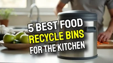 Featured image for the article: 5 Best Food Recycle Bins for the Kitchen - Featured Image.