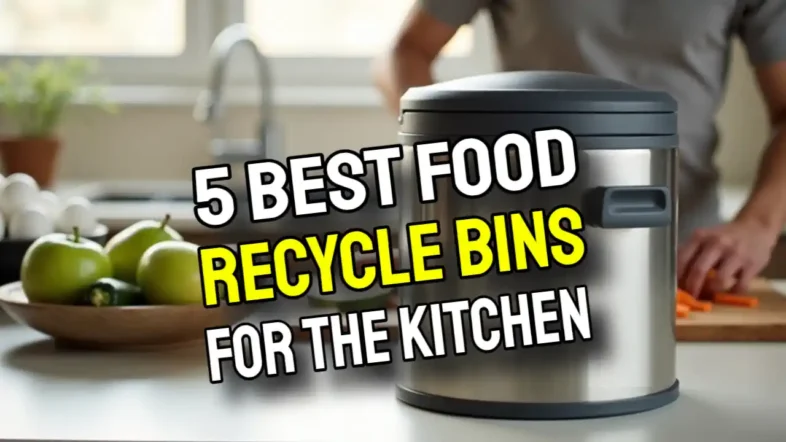 Featured image for the article: 5 Best Food Recycle Bins for the Kitchen - Featured Image.