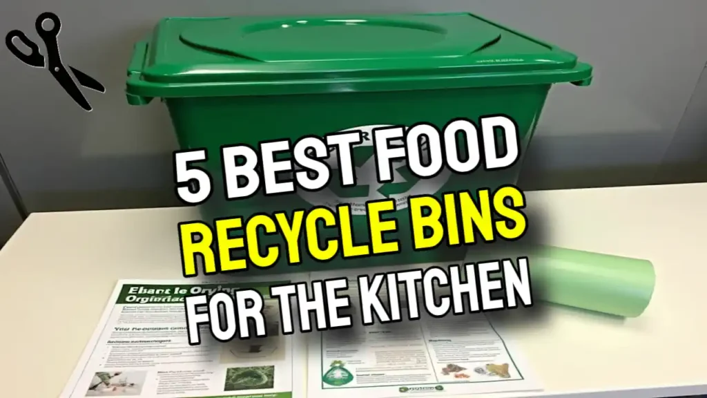 5 Best Food Recycle Bins for the Kitchen - Featured Image.