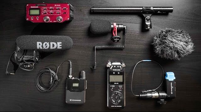 Image: Premium Audio Equipment gift ideas laid out on a table.