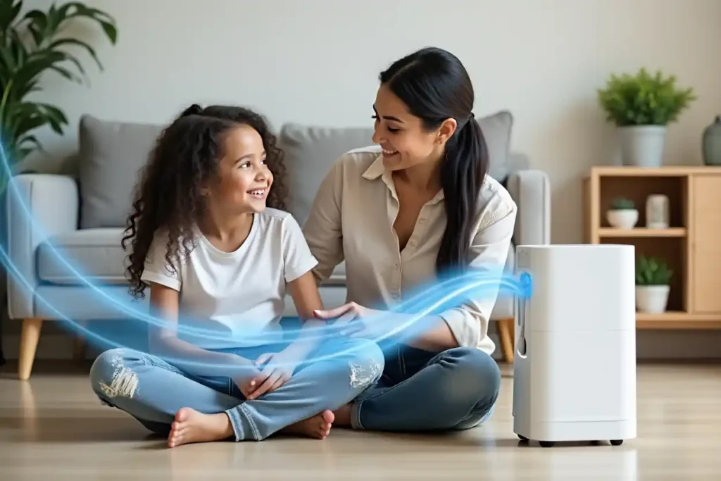 Smart air purifiers for a clean home atmosphere and healthy living. Using phone apps to optimise the air quality in your home.