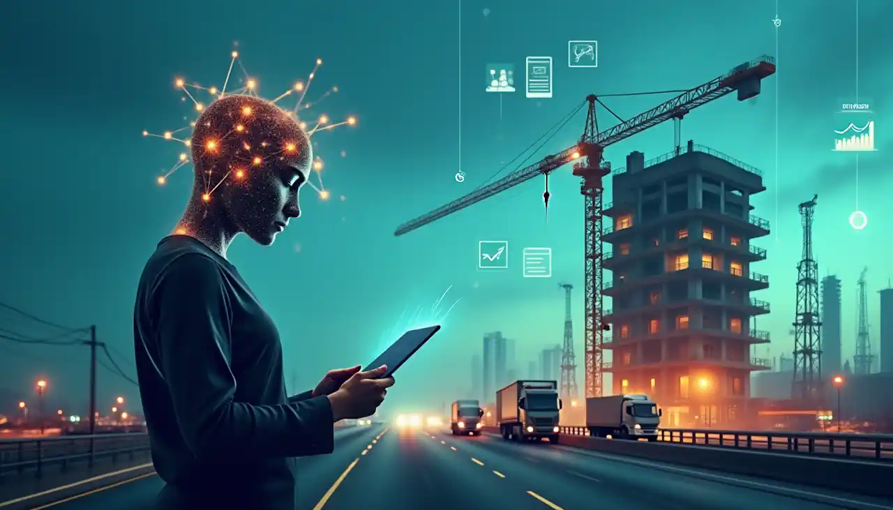 Construction AI a vision of an engineer doing real-time design