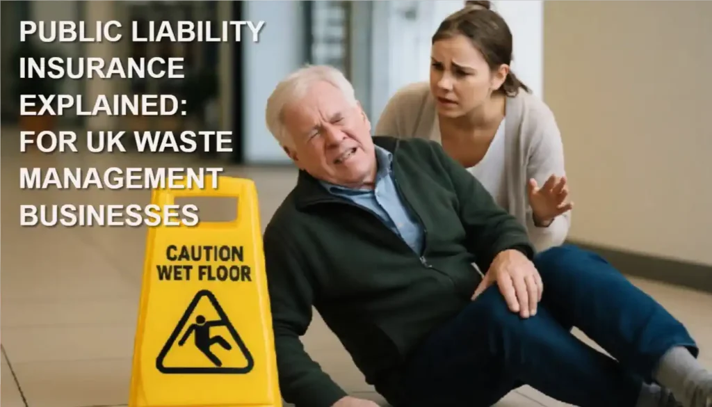 Image shows an example accident for the article: Public Liability Insurance Explained Determining the Right Protection for Your UK Waste Management Business.